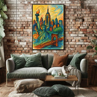 Vibrant New York Cityscape