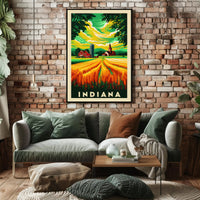 Indiana Countryside Poster