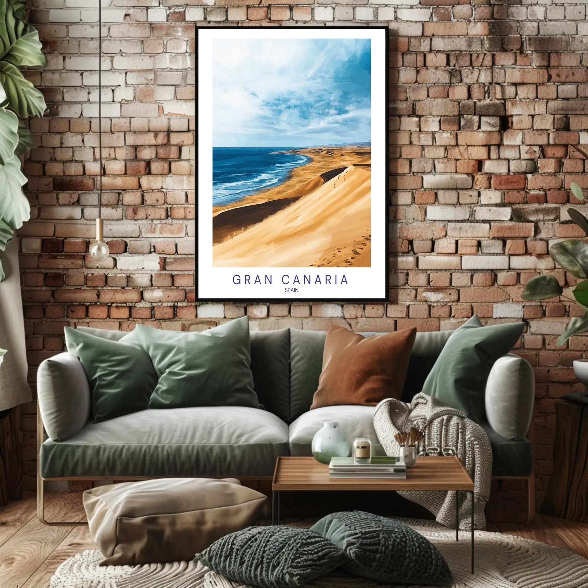 Gran Canaria Scenic View Poster PosterGoat