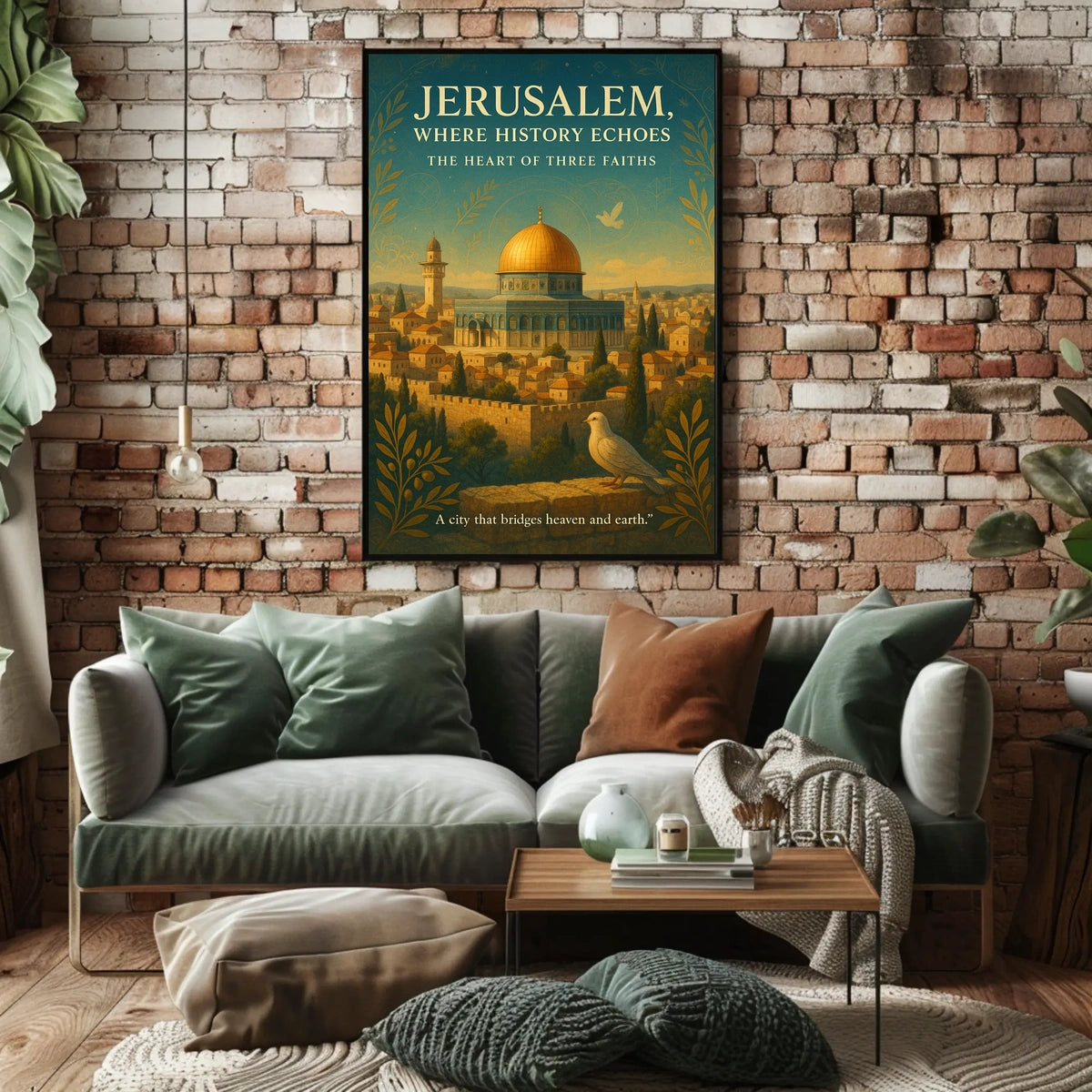Jerusalem Where History Echoes Poster