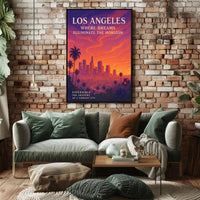 Dream-Inspired Los Angeles Cityscape Urban or Cityscape Poster