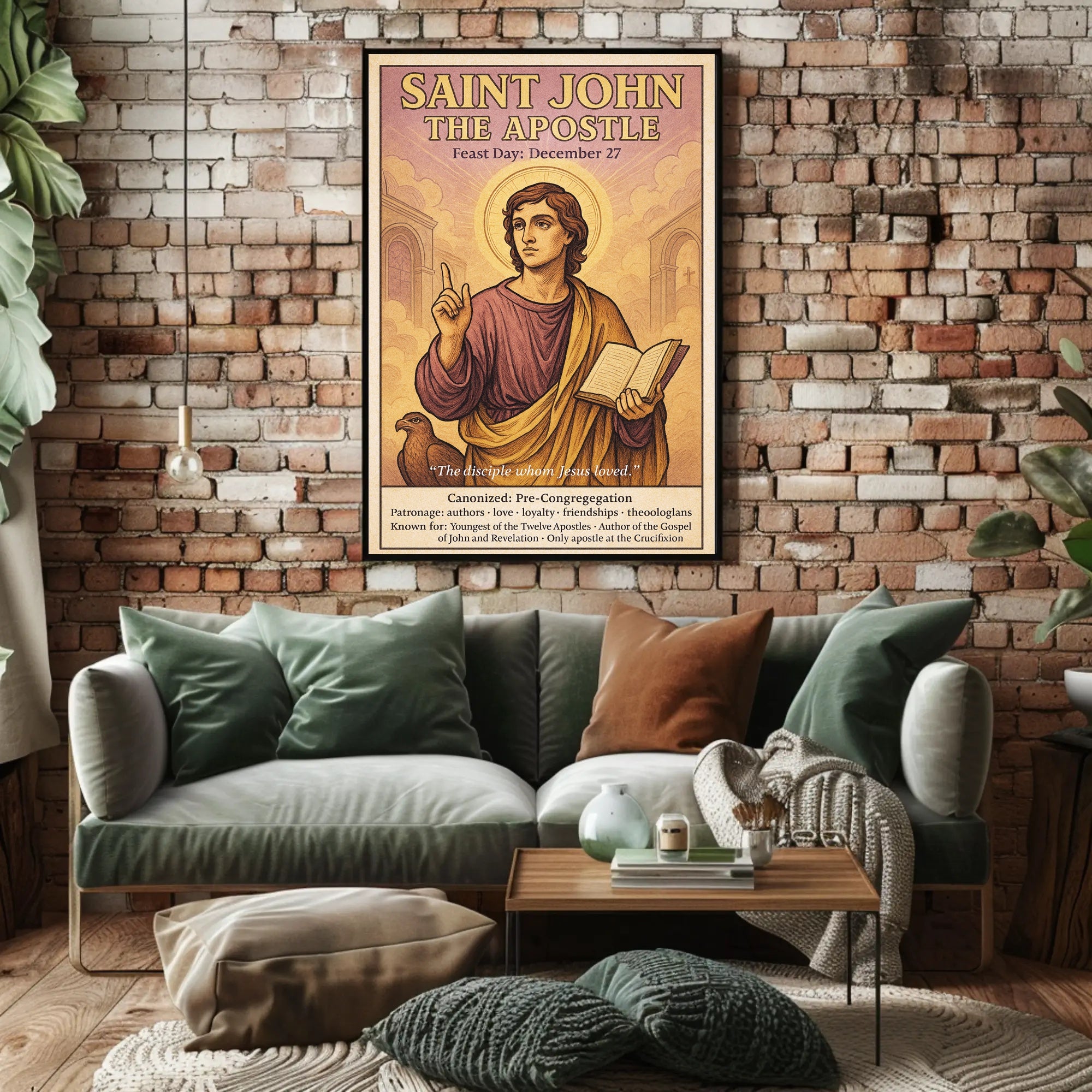 Saint John the Apostle Poster PosterGoat