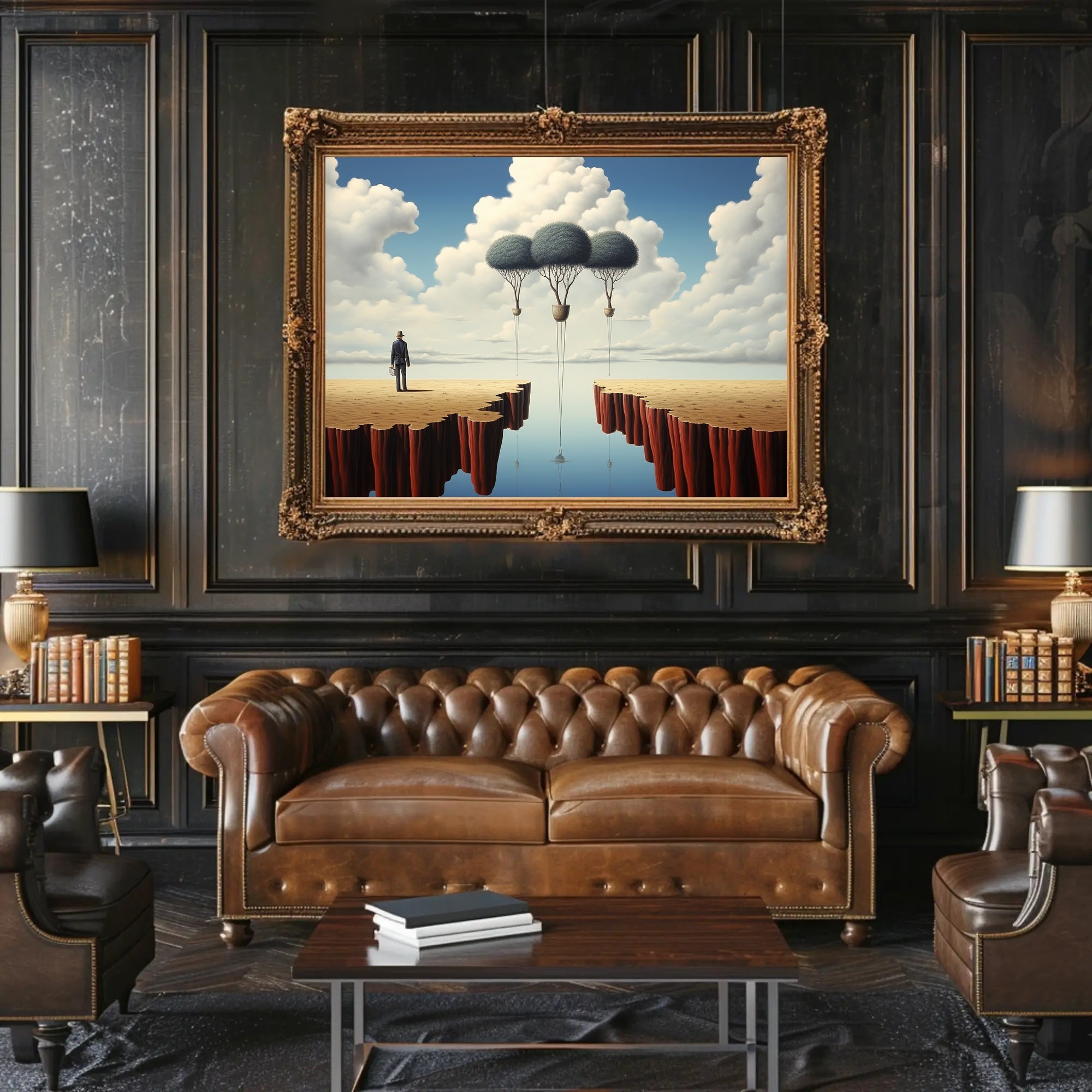 Surreal Reflections: Dreamlike Artistic Poster