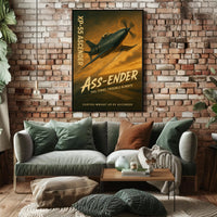 Curtiss-Wright XP-55 Ascender Iconic WWII Era Poster