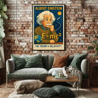 Albert Einstein The Theory Of Poster