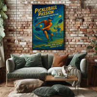 Pickleball Passion Poster