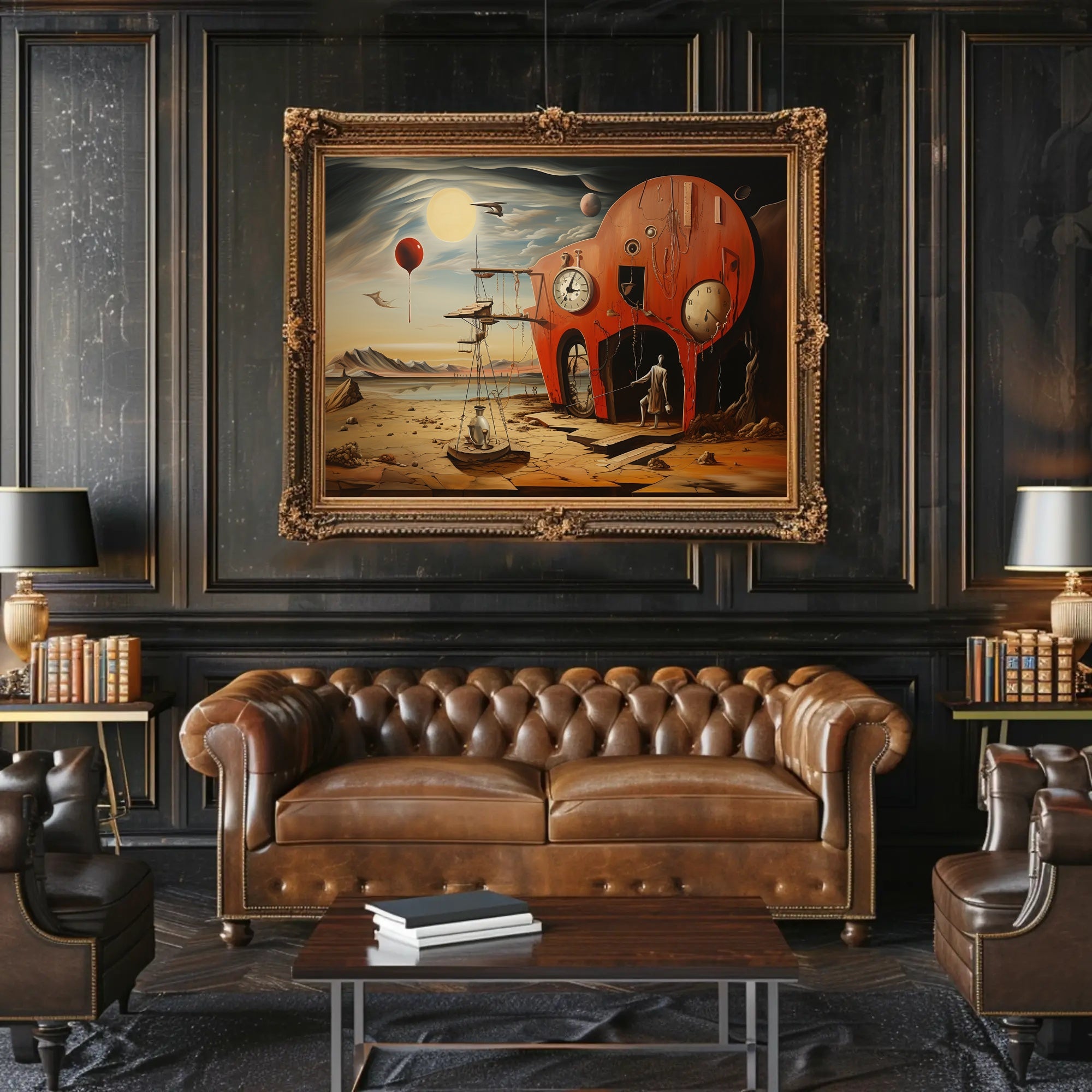 Surreal Dreamscape: Abstract Artistic Poster