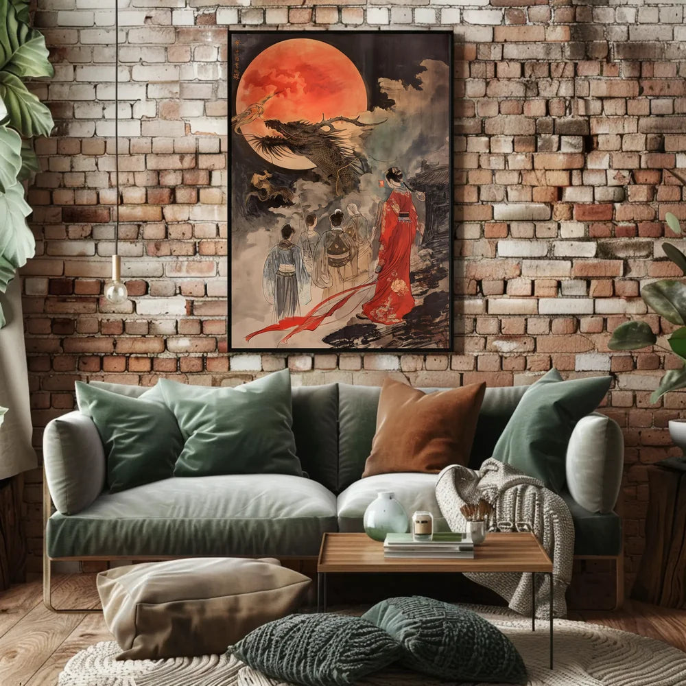 Vintage Urban Landscape Art Deco Poster