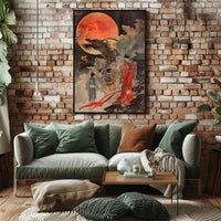 Vintage Urban Landscape Art Deco Poster