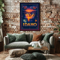 Idaho A Scenic Tribute Poster
