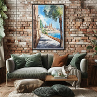 Coastal Cathedral Pathway Poster PosterGoat