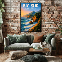 Big Sur - Where the Mountains Meet the Sea Poster PosterGoat