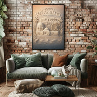 Los Angeles Cityscape Illustration Poster - Urban or Cityscape Poster