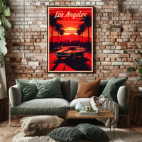 Vintage in Los Angeles Poster