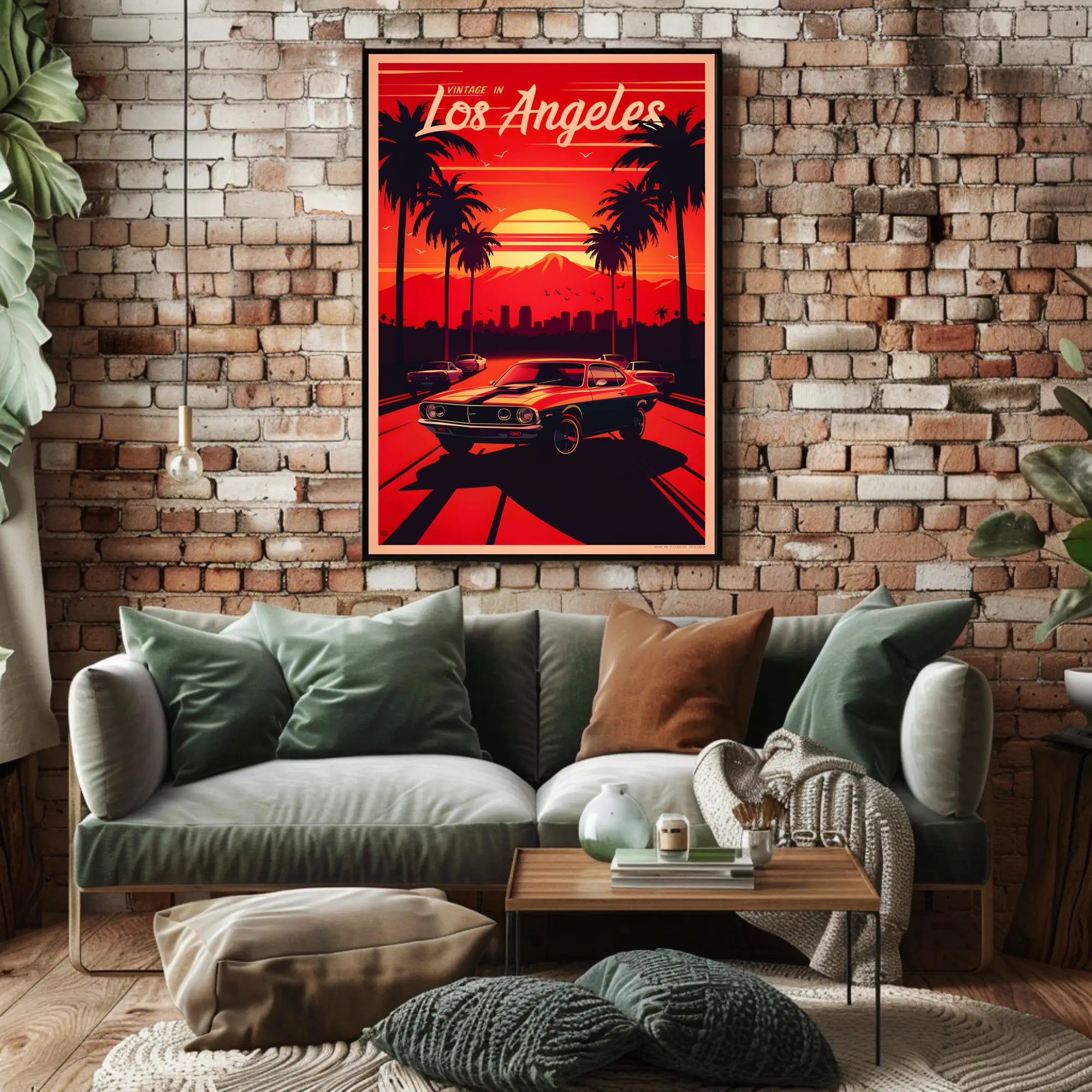 Vintage in Los Angeles Poster