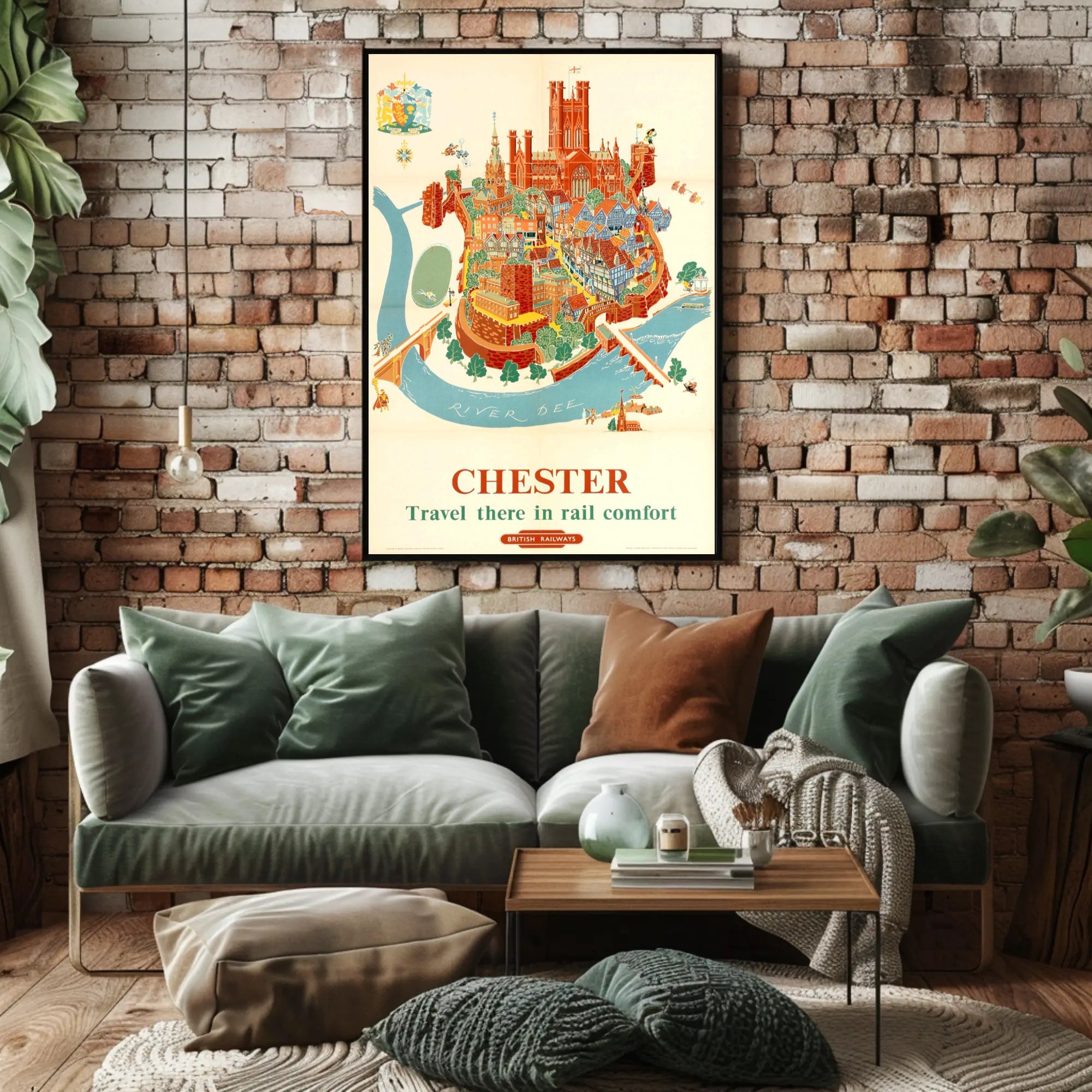Chester Travel Poster: British Railways Vintage Adventure PosterGoat
