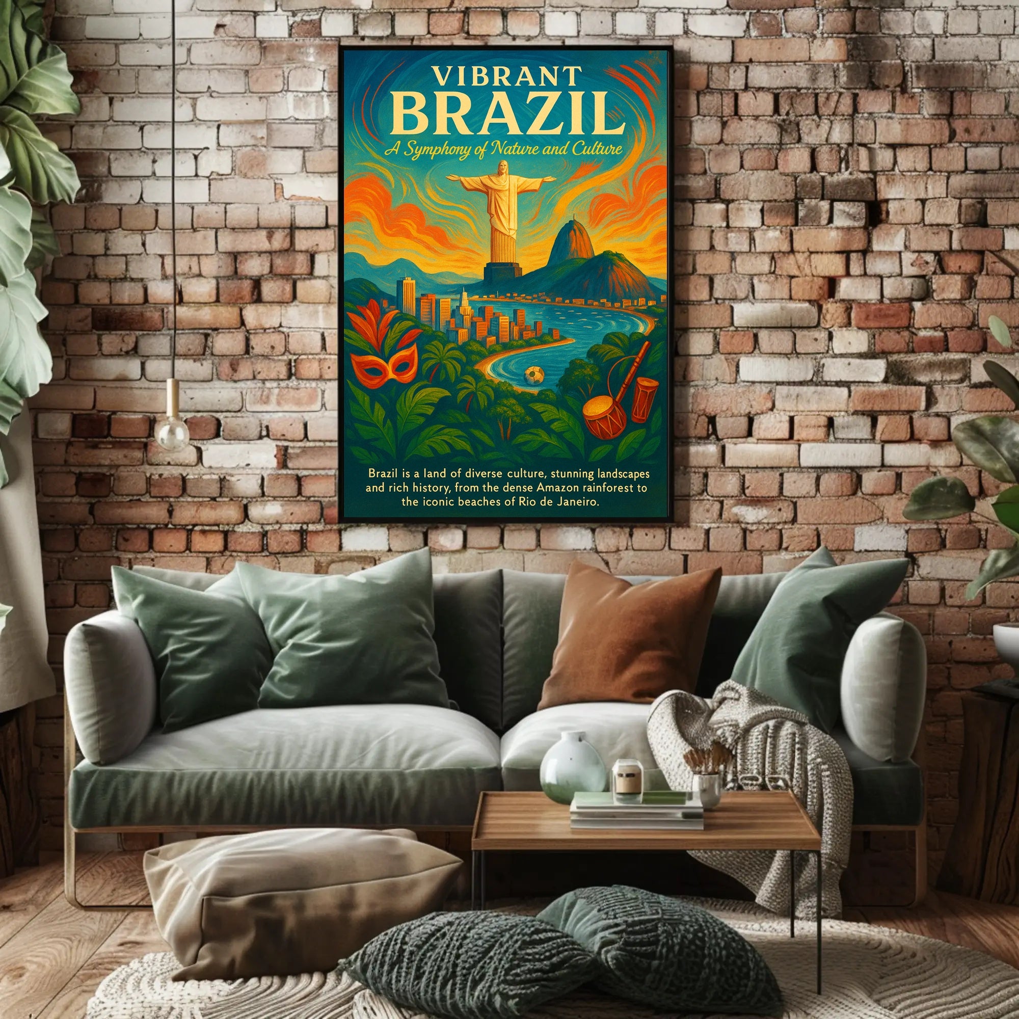 Vibrant Brazil A Symphony Of Nature Poster