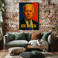 Joe Biden Patriotic Portrait Gift Decor Poster
