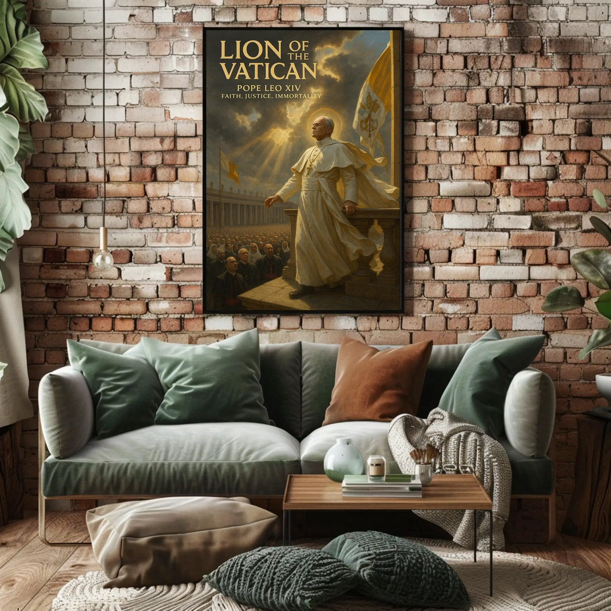Lion Of The Vatican Pope Leo Xiv Poster