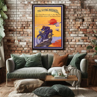 The Flying Merkel Poster PosterGoat