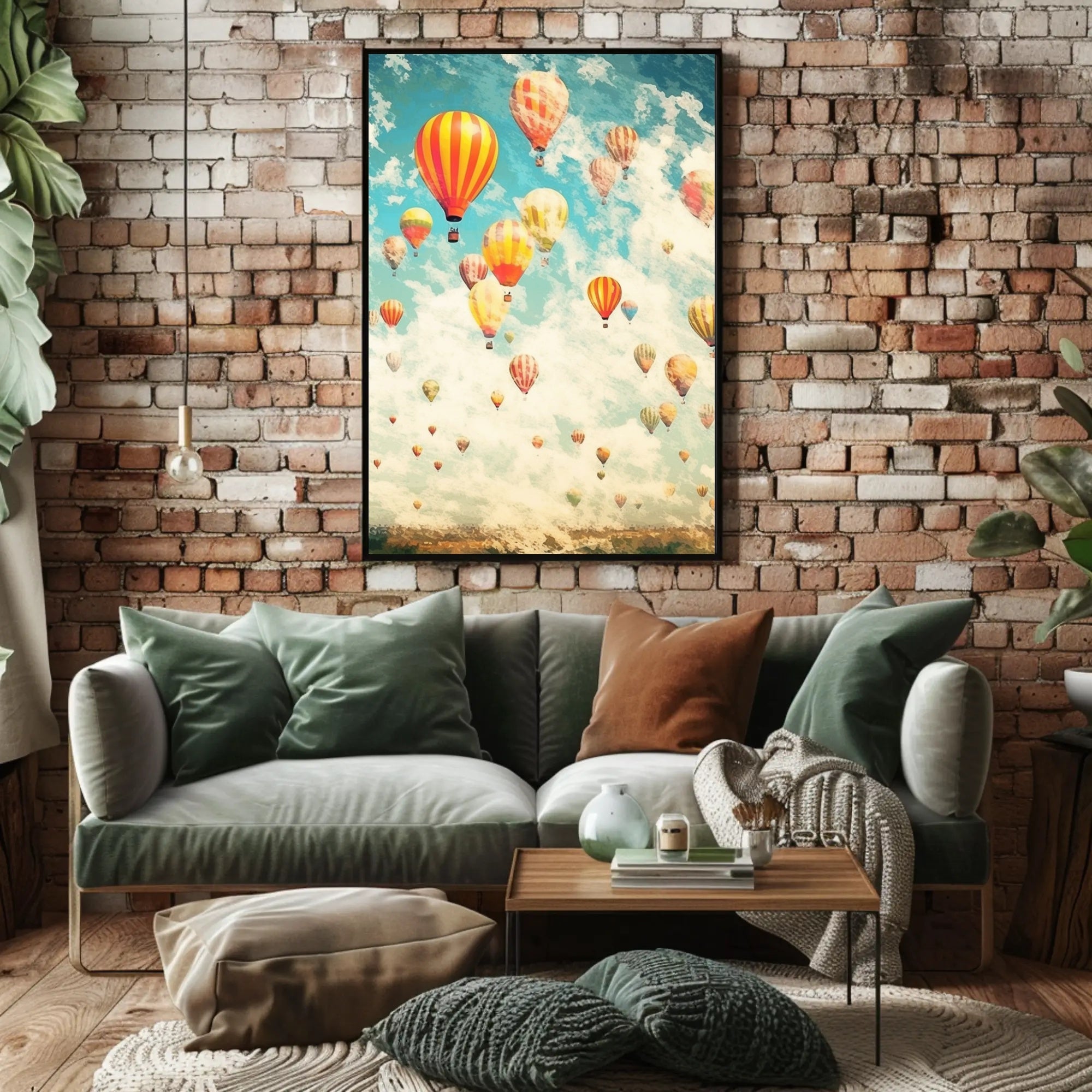 Vibrant Balloon Festival Poster