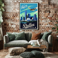 Visit the Big D Poster