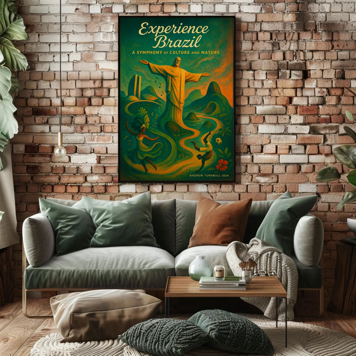 Experience Brazil A Symphony of Culture and Nature Poster