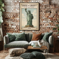 Statue of Liberty 1886 Poster PosterGoat