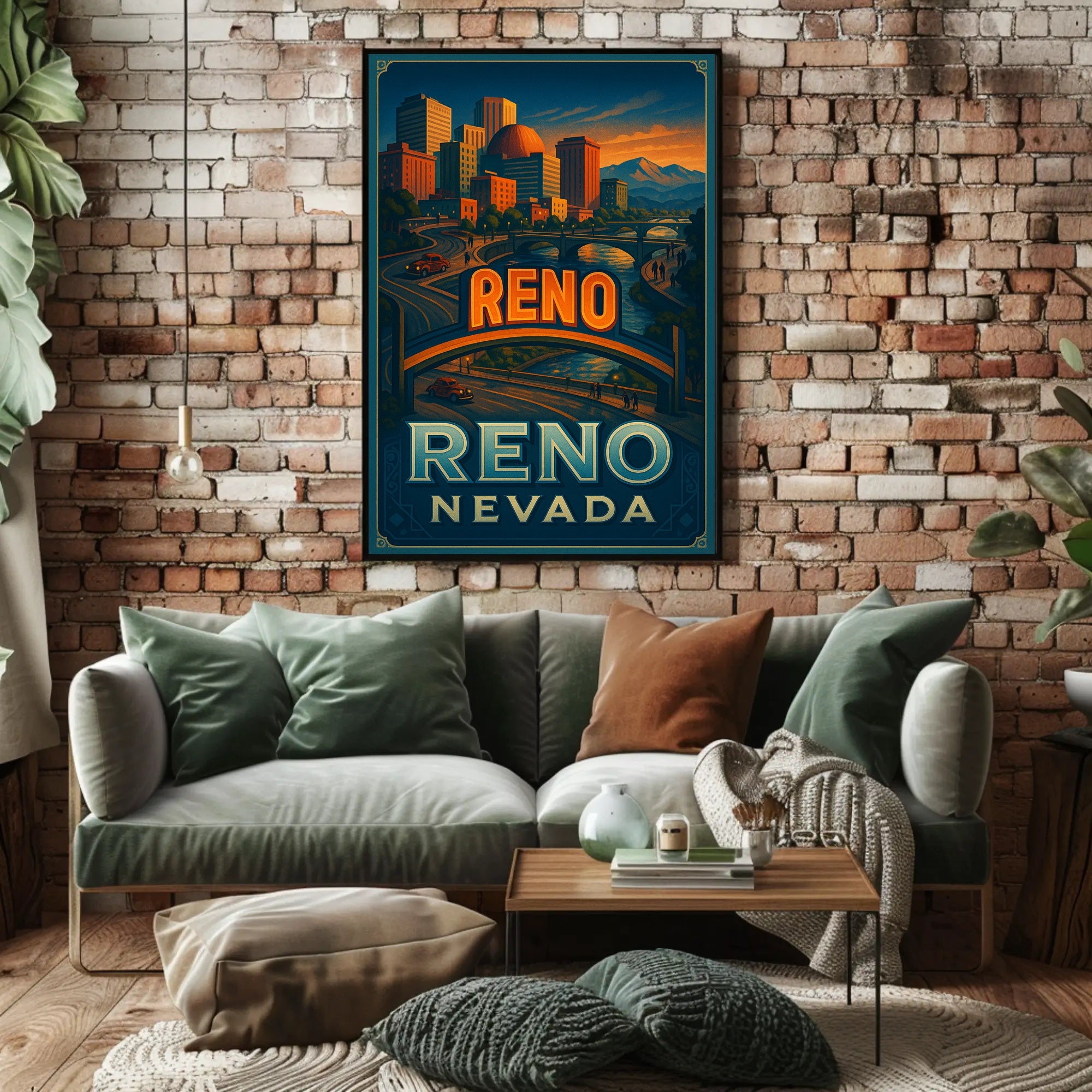 Vintage Reno Poster