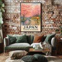 Kyoto in Bloom Poster