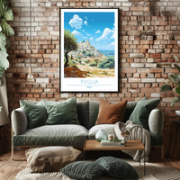 Scenic Puglia Poster