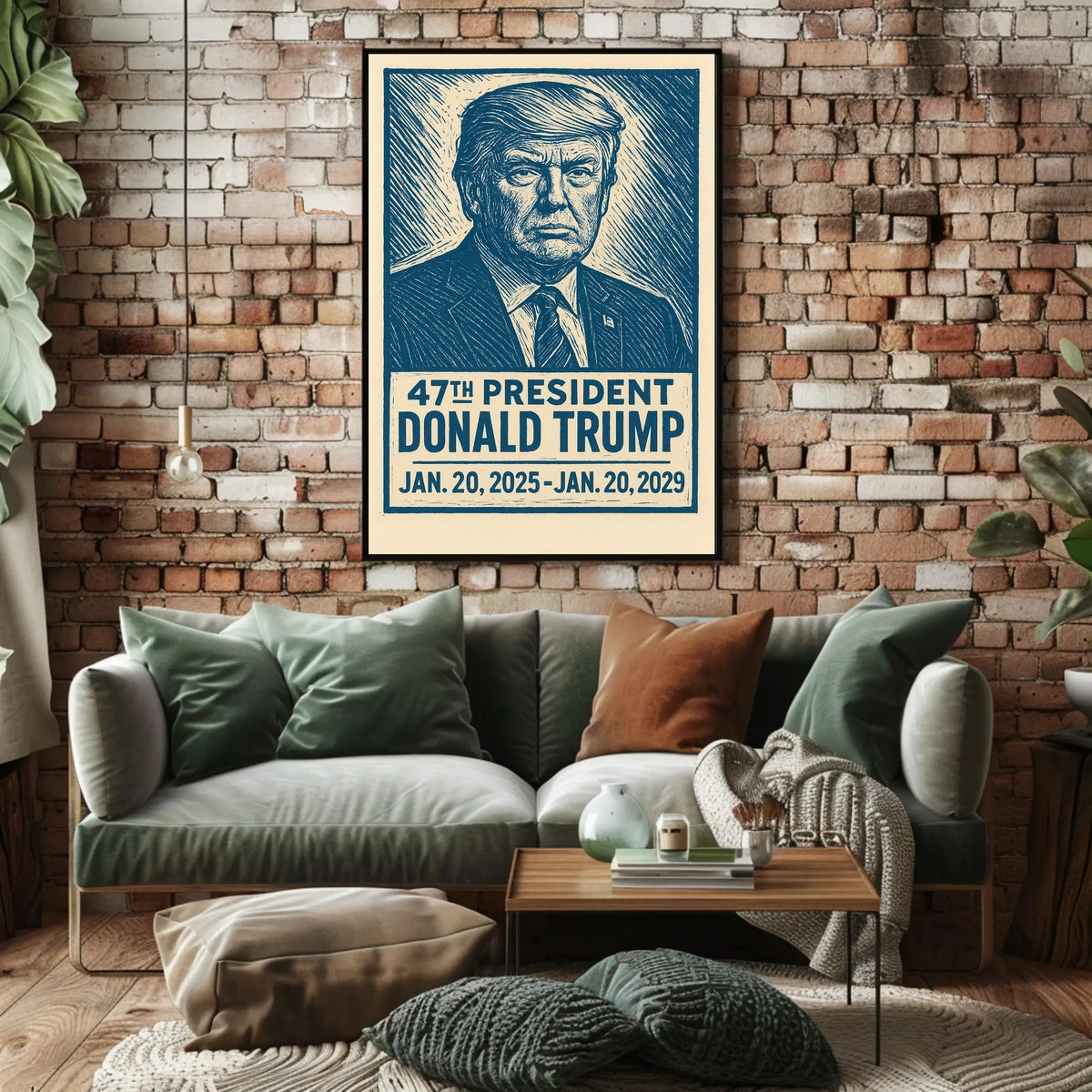 Donald Trump Vision Legacy Patriotic Minimalist Poster