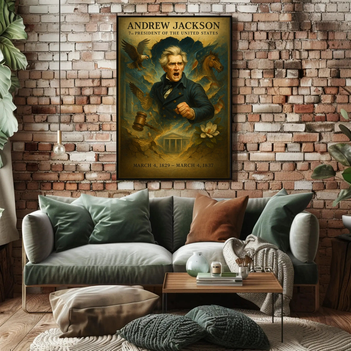 Andrew Jackson 7th President Poster
