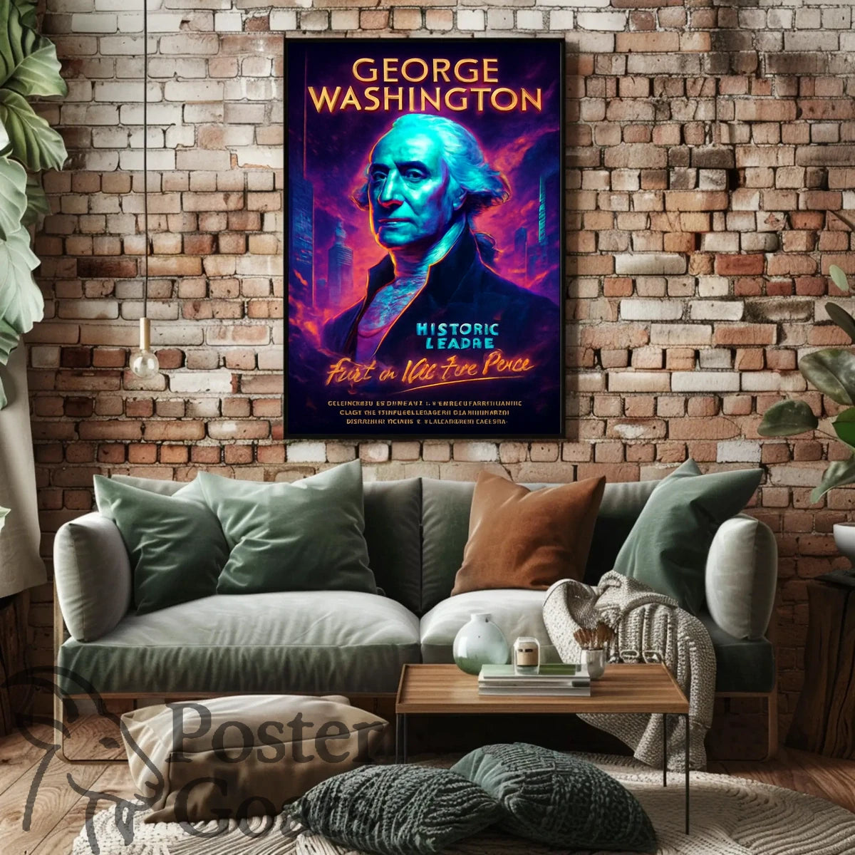 George Washington Modern Legacy Historical or Presidential Poster