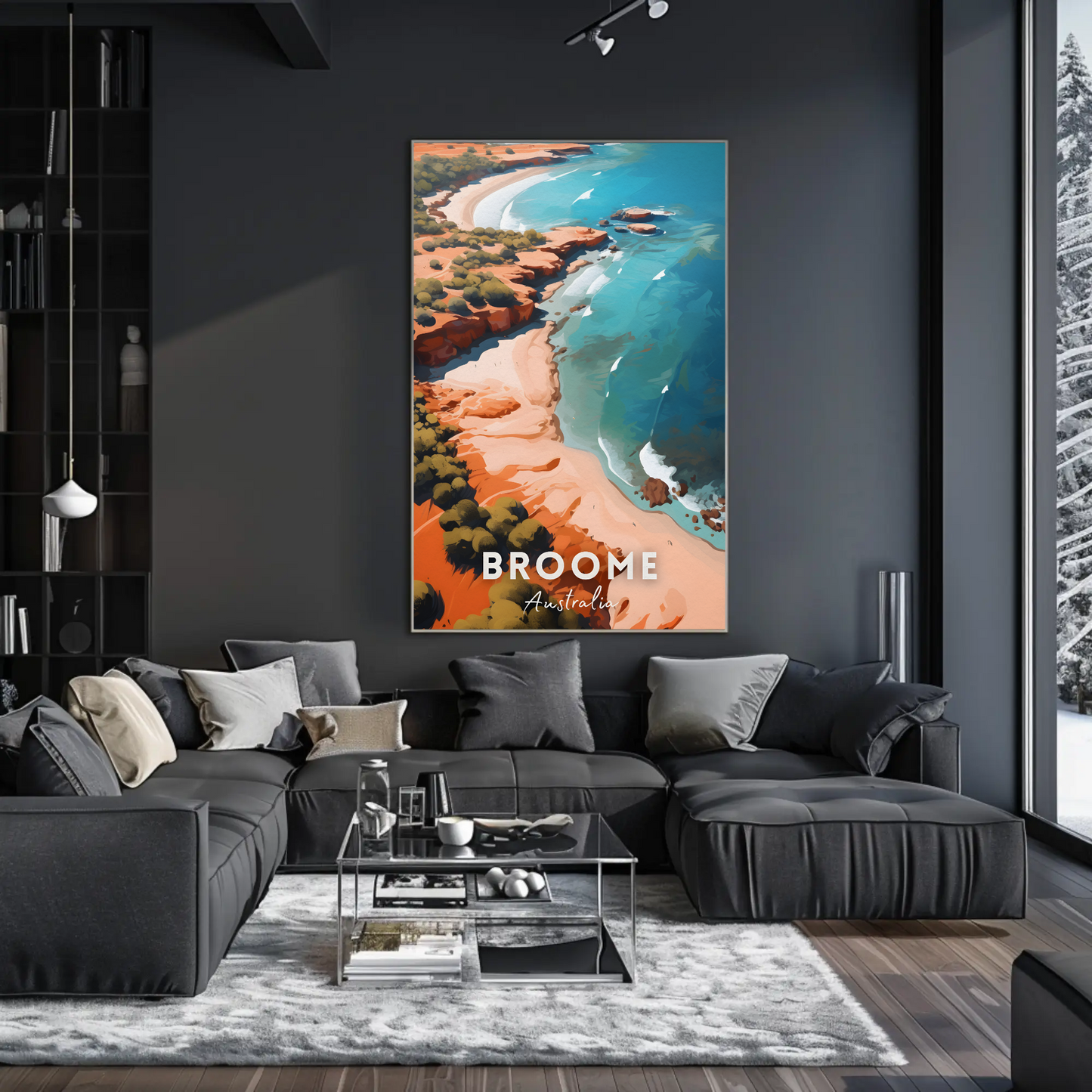 Broome Coastal Australia Travel Poster