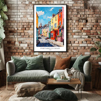 Portobello Road Impressionistic Urban or Cityscape Poster PosterGoat