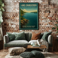 Lake Charlevoix An Oasis Of Natural Poster