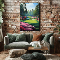 Serene Augusta Golf Course Art - Sports Poster