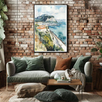 Coastal Landscape Painting Poster PosterGoat