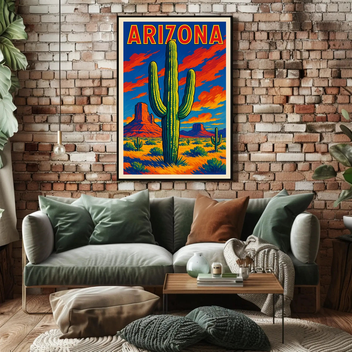 Arizona Desert Landscape Poster