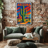 Arizona Desert Landscape Poster
