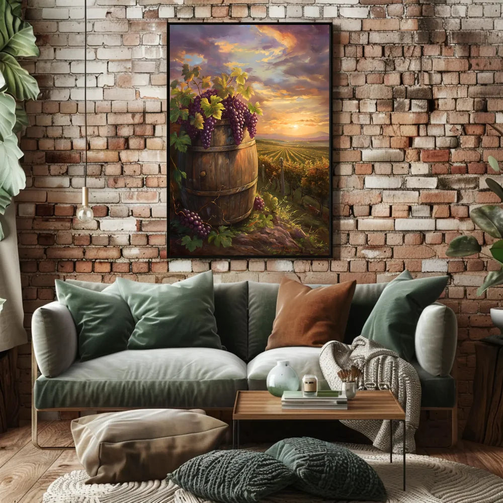 Vintage Skyline Art Deco Style Poster