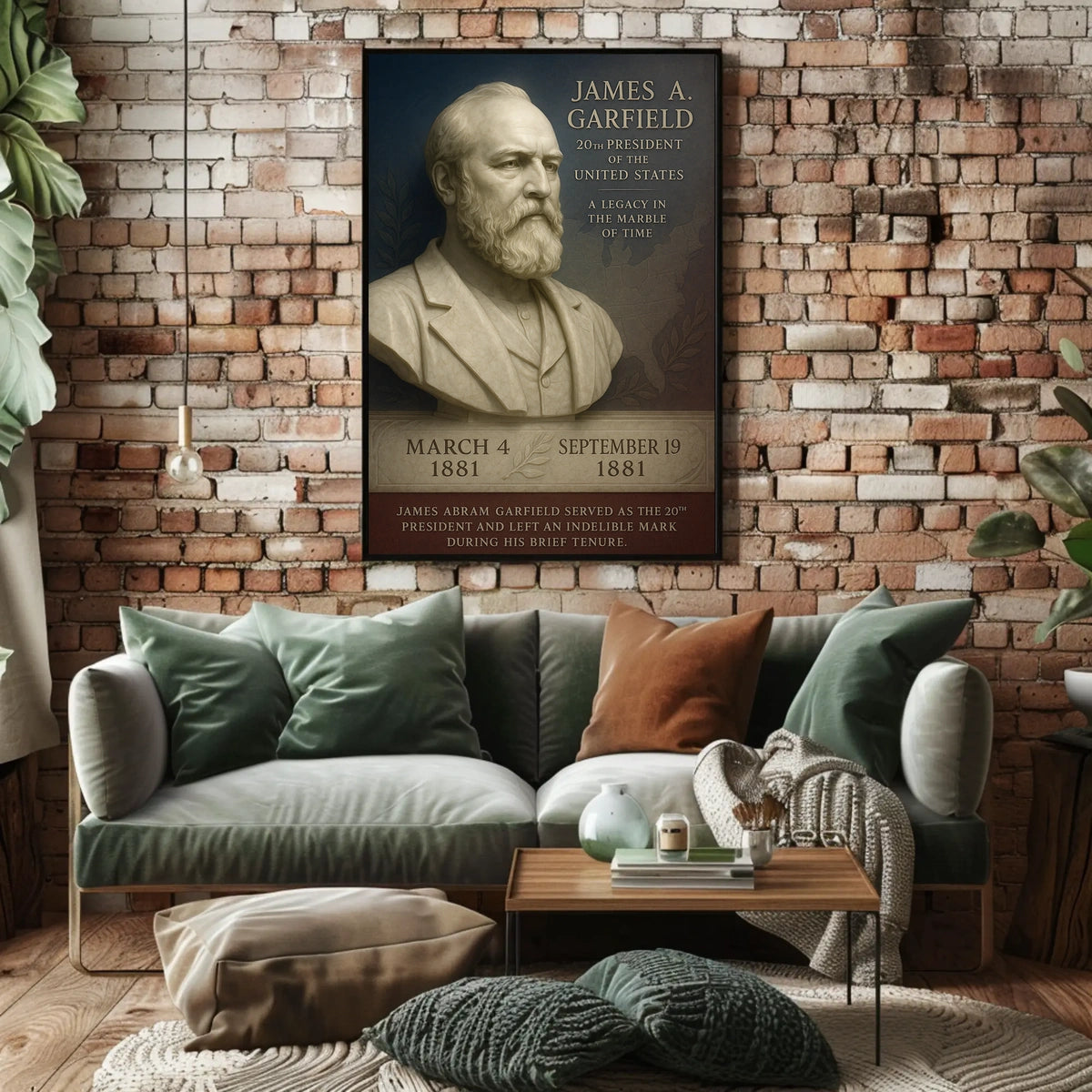 James A. Garfield 20th President Poster