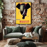 Pirelli Elephant Tire Poster