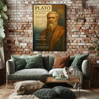 Plato Philosopher of Ideals Poster