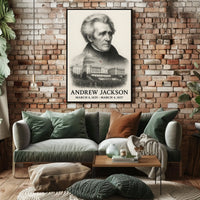 Andrew Jackson 7th President of the United States Reflections Poster