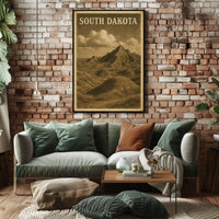 South Dakota Landscapes Timeless Poster