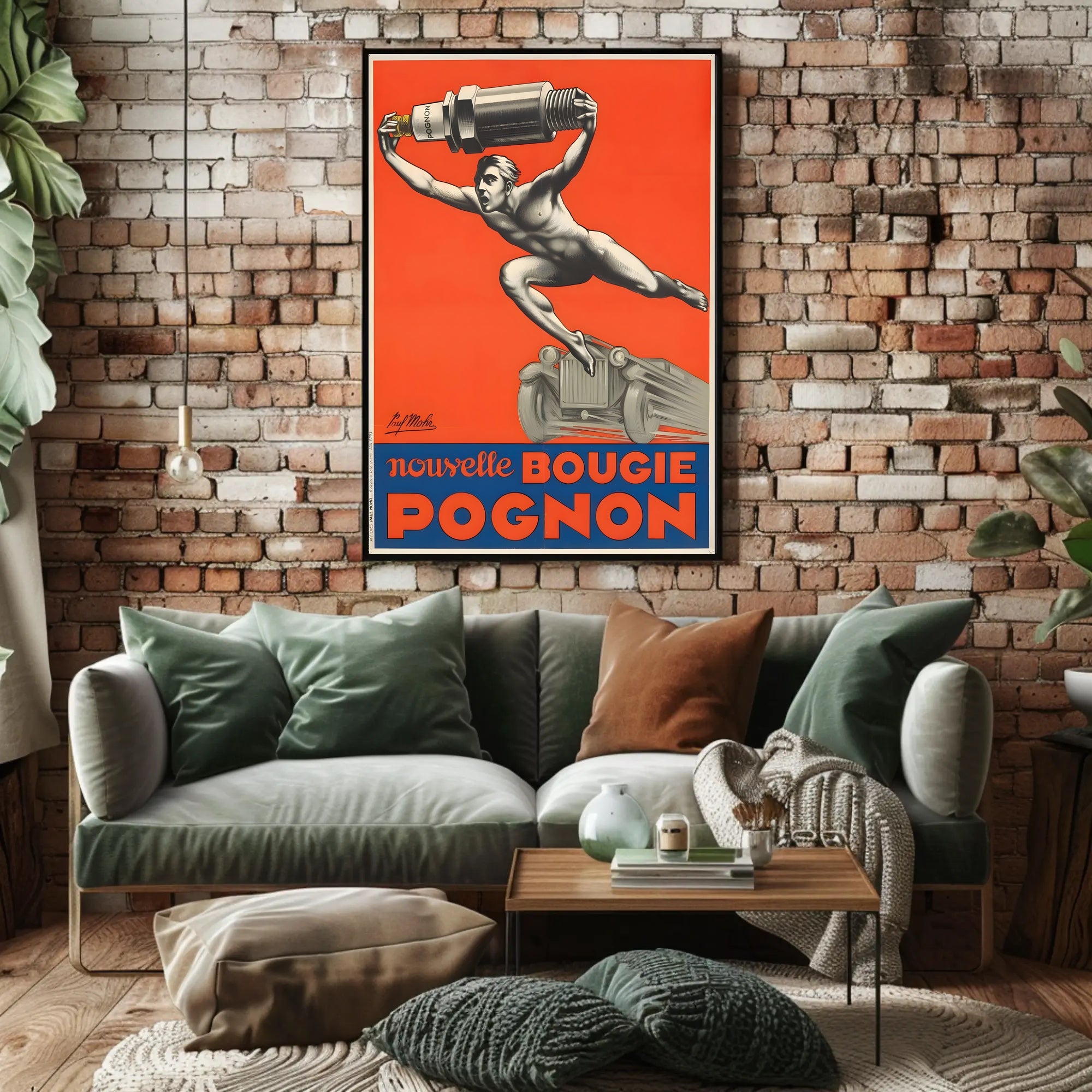 Nouvelle Bougie Pognon Poster