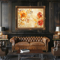 Autumn Floral Elegance Poster