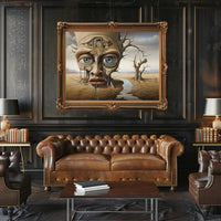 Tree-Face Surreal Landscape Fantasy or Mythology Poster